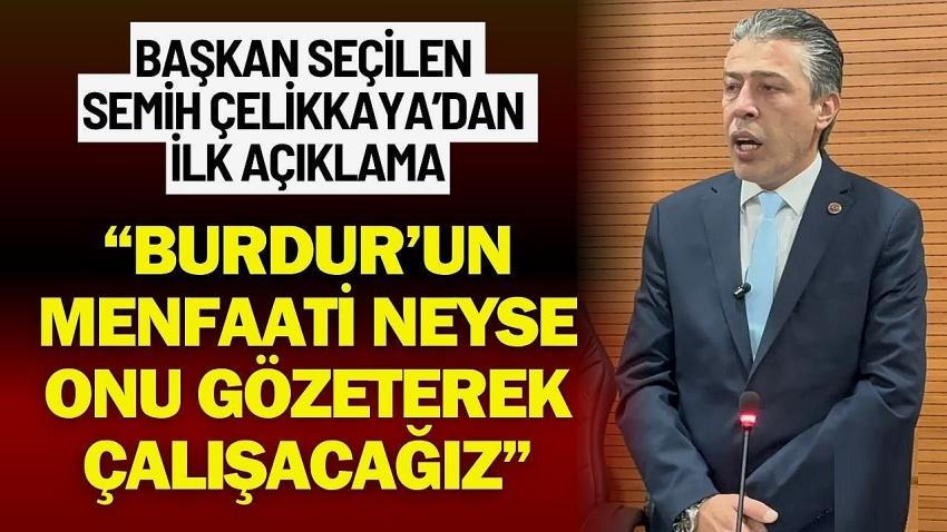 Başkan Seçilen Semih Çelikkaya