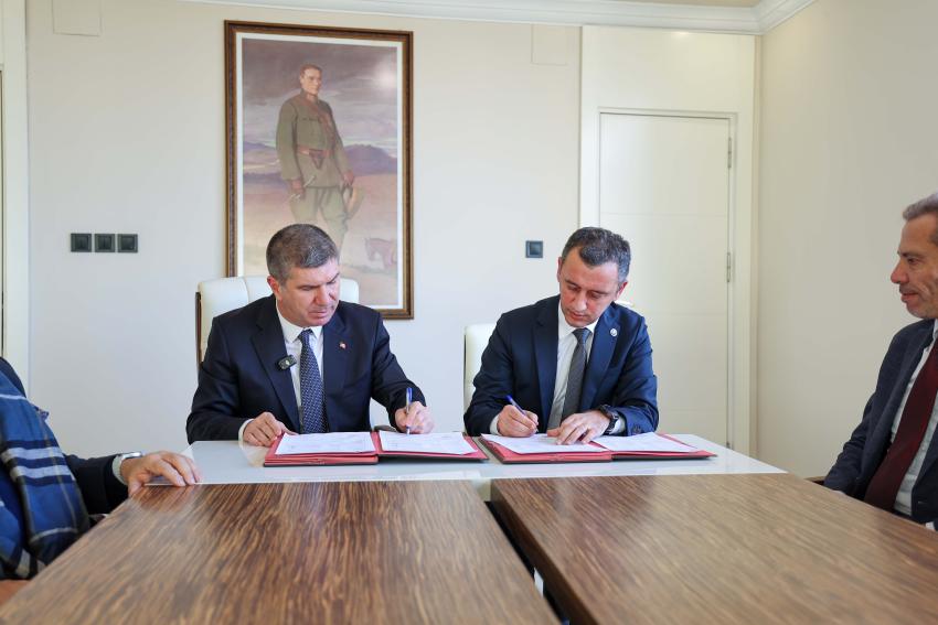 Senir Suyu Projesi’nde yer teslimi yapıldı