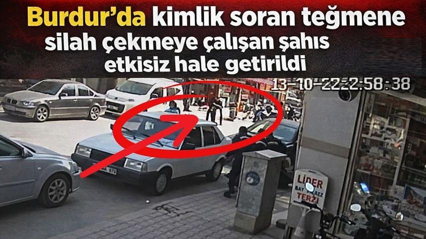 Burdur'da Teğmene Silah Çekti! Refleksi Facianın Önüne Geçti