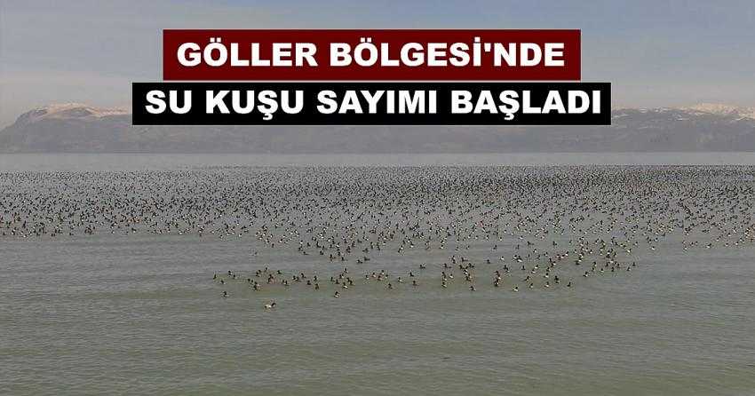 GÖLLER BÖLGESİ’NDE SU KUŞU SAYIMI