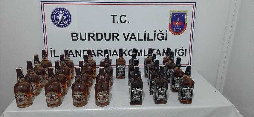 Tefenni'de Kaçak İçki Operasyonu