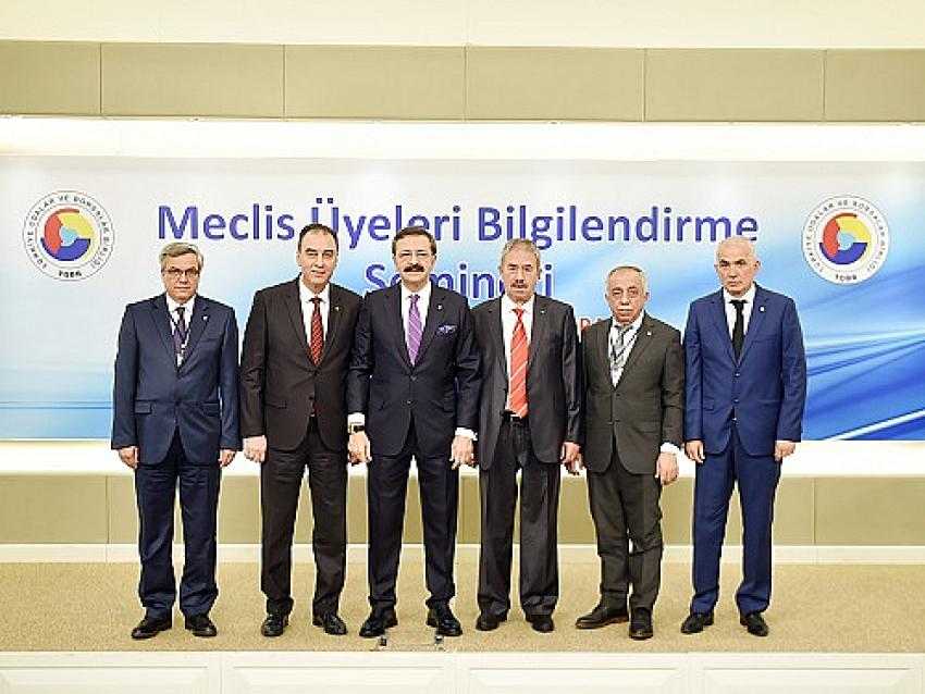 BUTSO, TOBB’DAKİ BİLGİLENDİRME SEMİNERİNE KATILDI