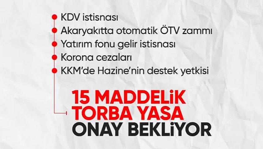 Torba yasa Meclis’e sunuldu: Teklifte yer alan düzenlemeler