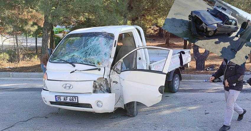 BURDUR’DA İKİ KAZADA BEŞ YARALI