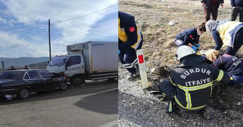 BURDUR’DA TRAFİK KAZASI