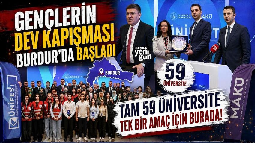 Gençlerin Dev Kapışması Burdur’da Başladı