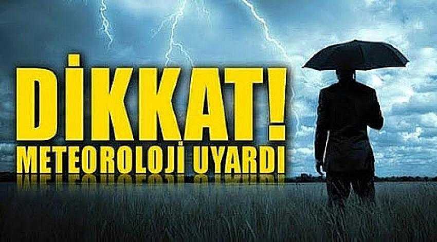 Burdur'a Meteorolojiden Sarı Uyarı