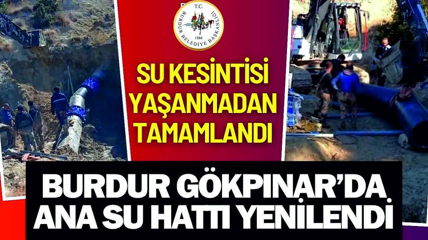 Burdur Belediyesi Su İşleri Müdürlüğü Kronikleşen bir sorunu daha çözüme kavuşturdu