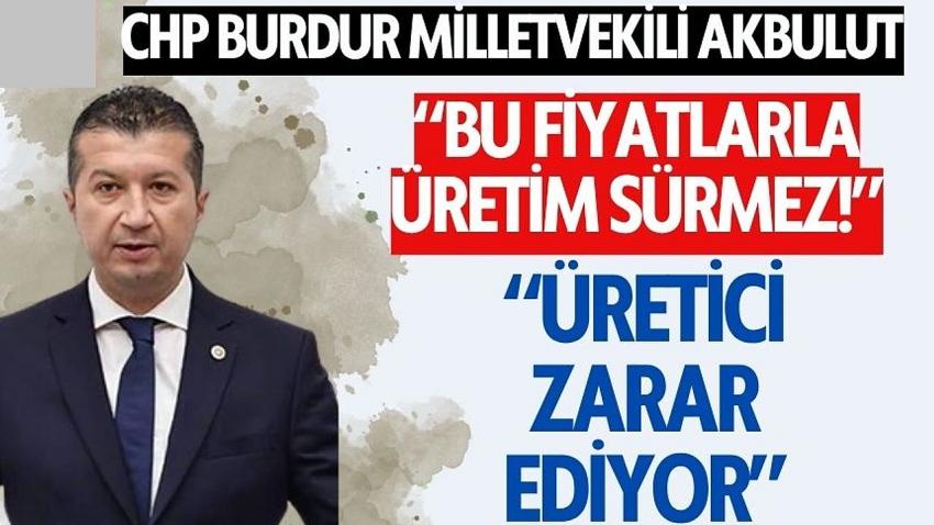 Milletvekili Akbulut’tan Süt Fiyatları İçin Güncelleme Çağrısı: “Üretici Zarar Ediyor”