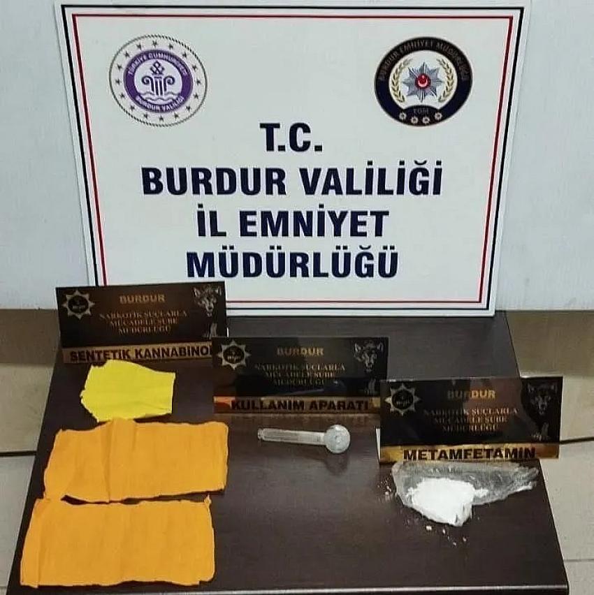 Burdur'da Polis Uyuşturucuya Geçit Vermedi