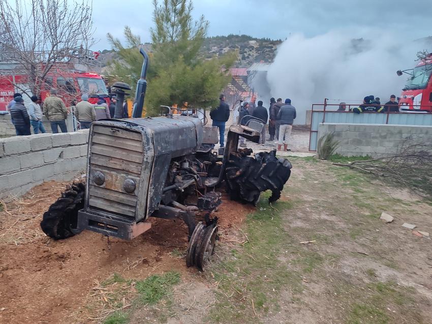 Büğdüz Köyü'nde Korkunç Yangın