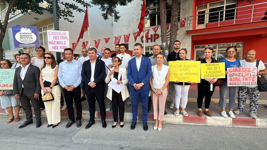 Burdur’da CHP’li Kadınlardan Saliha Akkaş İsyanı