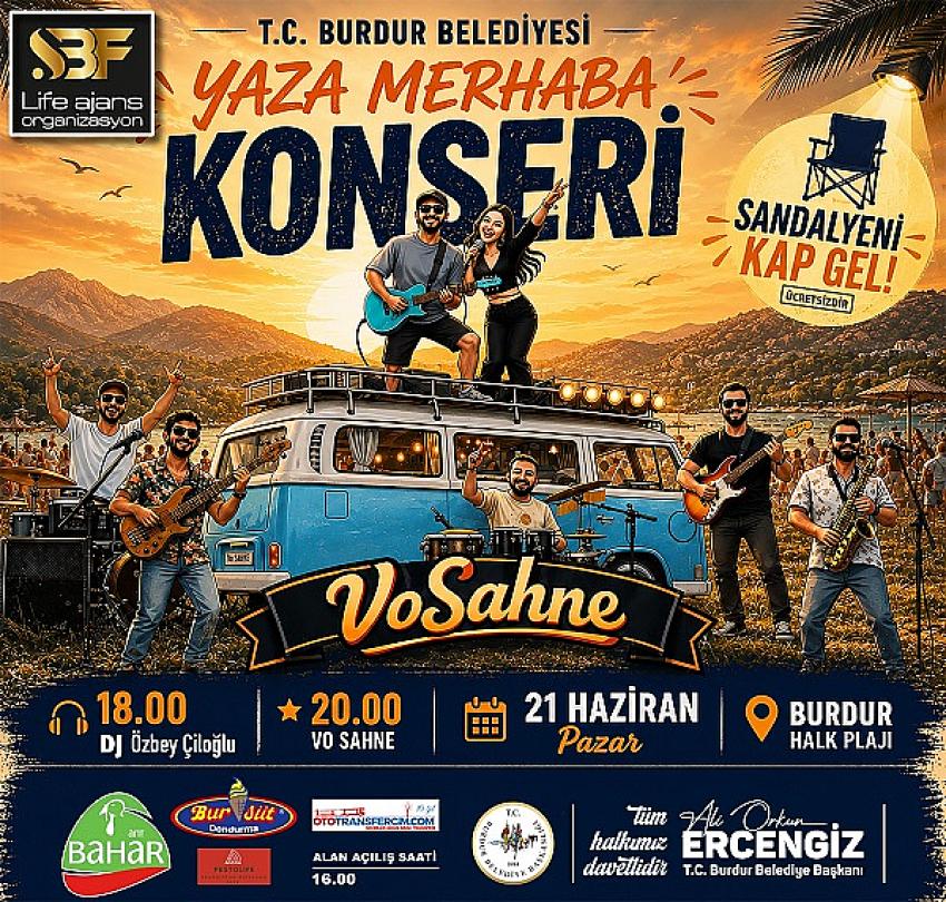 Burdur Halk Plajında Konser Var! İşte Sahne Alacak Sanatçılar ve Detaylar