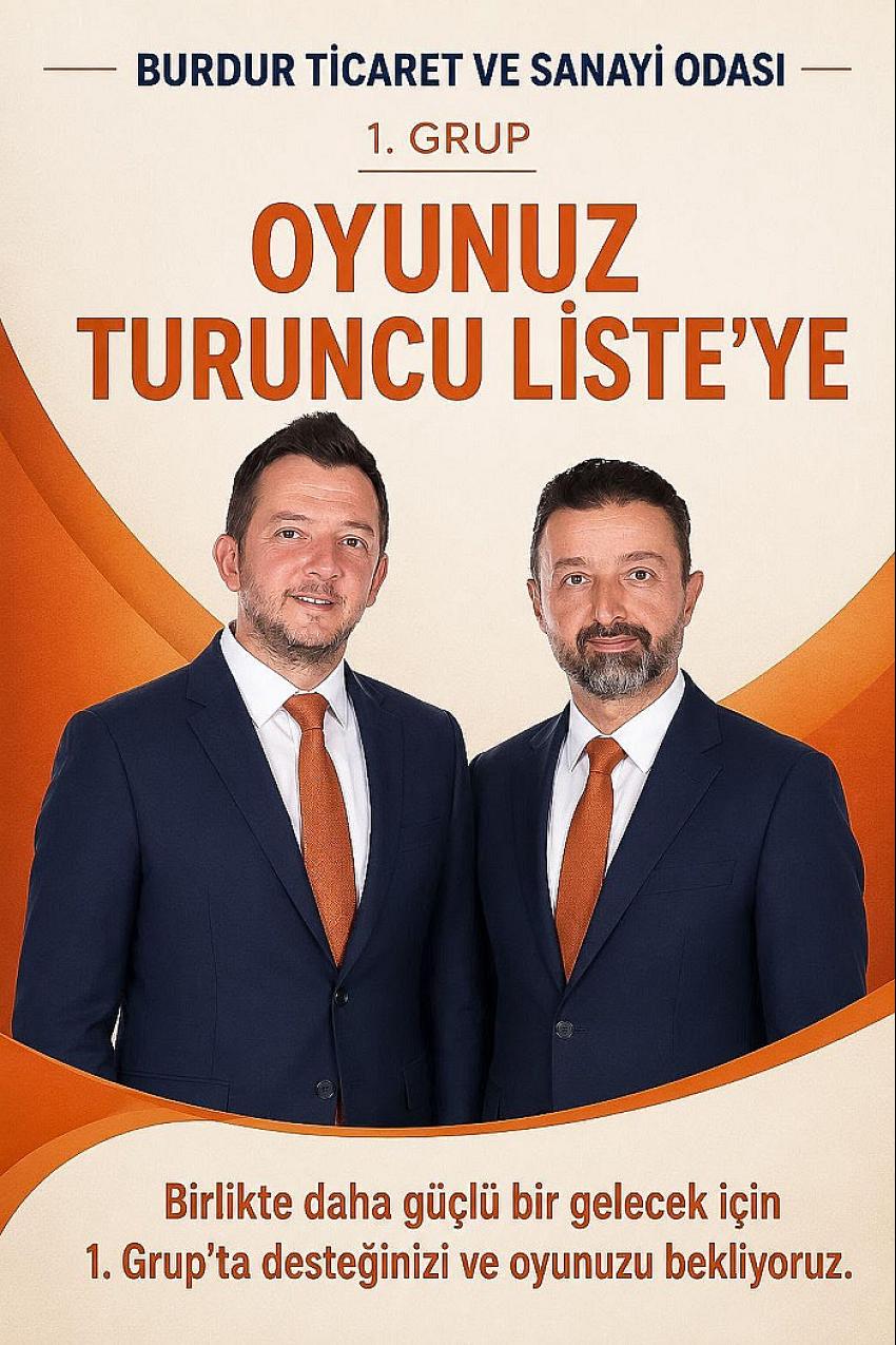 TURUNCU LİSTE İLE SEÇİME GİREN DİNÇER ve AYPAK