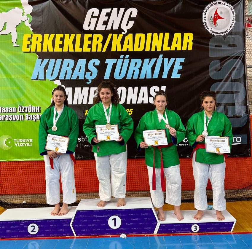 Burdur Belediyespor Kulübü Sporcuları Türkiye Şampiyonu