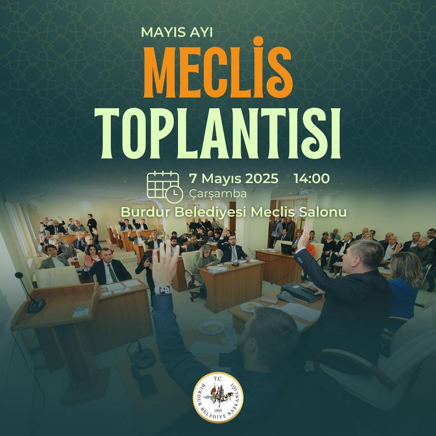 BURDUR BELEDİYE MECLİSİ 17 GÜNDEMLE TOPLANACAK