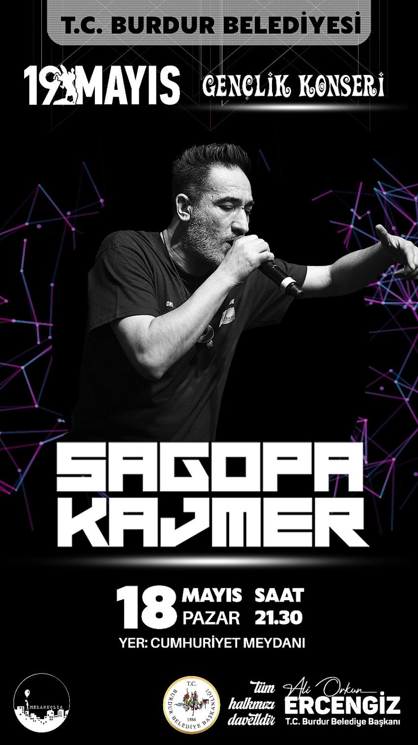 Sagopa Kajmer Burdur’a Geliyor