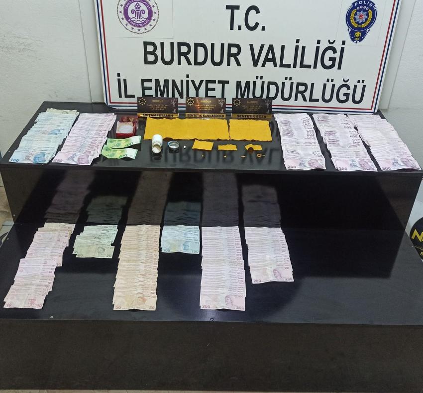 Burdur’da Şok Operasyon! Binlerce Kullanımlık Uyuşturucu Ele Geçti