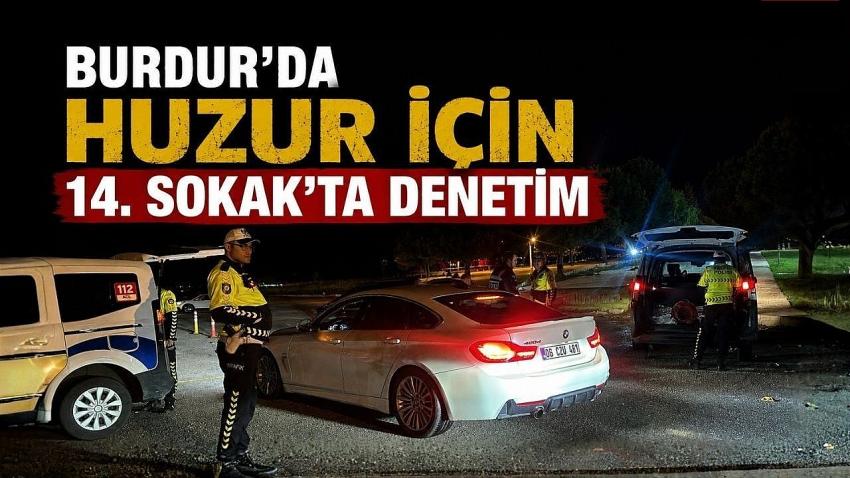Burdur’da Huzur İçin 14. Sokak