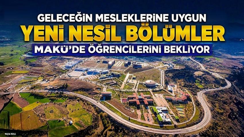 Geleceğin mesleklerine uygun yeni nesil bölümler MAKÜ’de öğrencilerini bekliyor