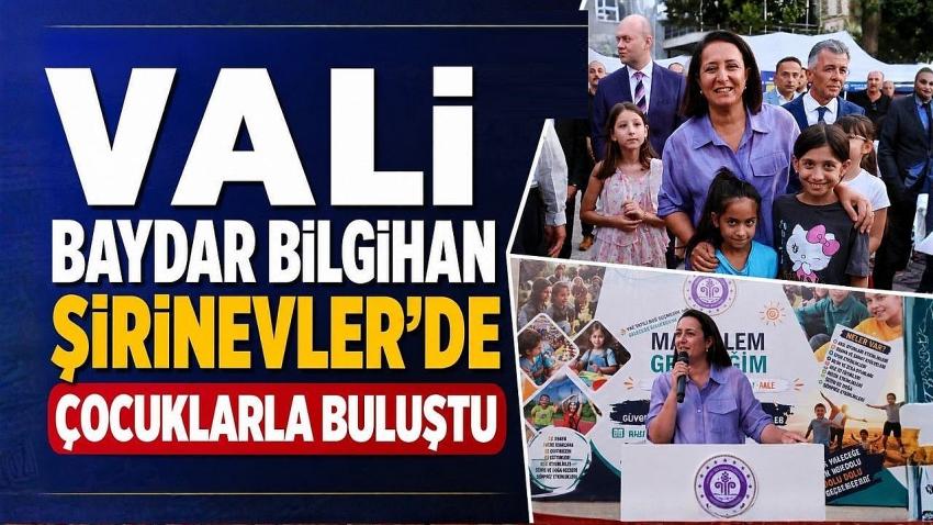 Vali Baydar Bilgihan Şirinevler’de Çocuklarla Buluştu