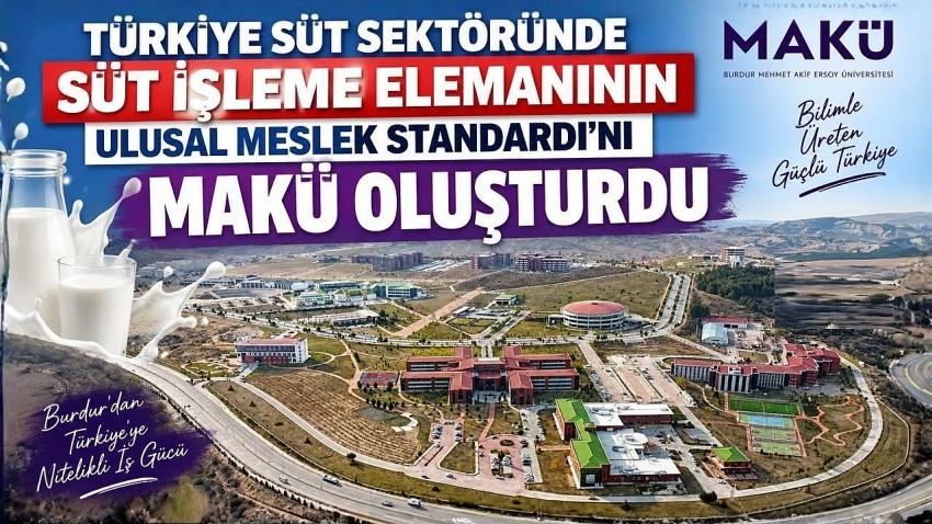 Türkiye süt sektöründe süt işleme elemanının Ulusal Meslek Standardı