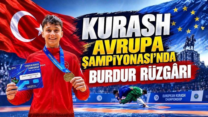 Kurash Avrupa Şampiyonası’nda Burdur Rüzgârı