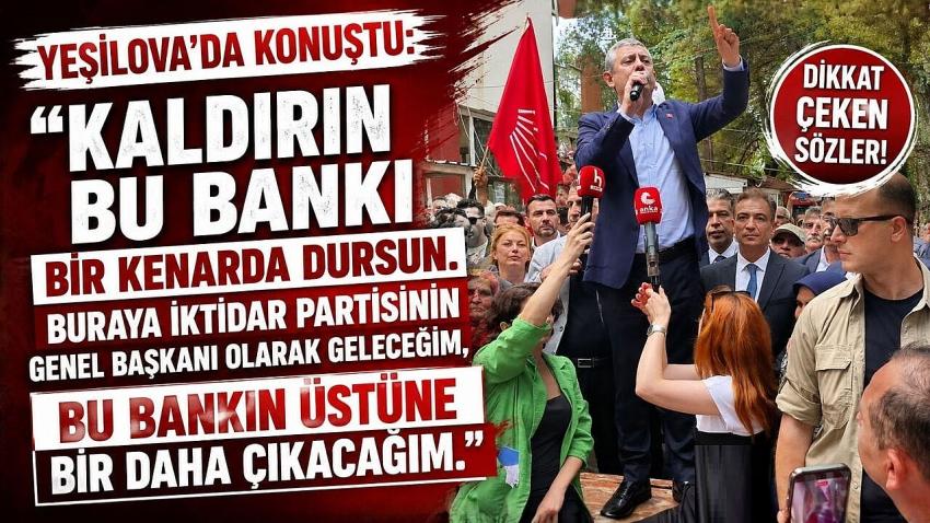 Özgür Özel: "Salda’ya sahip çıkan Yeşilova’ya Minnet Duyuyorum"