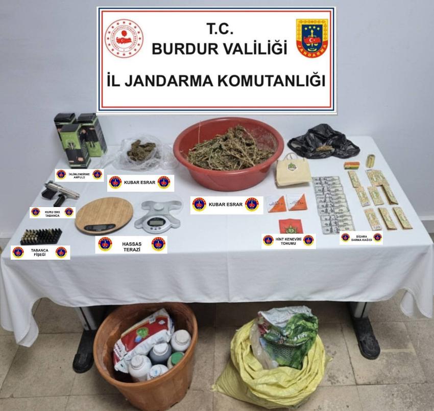 JANDARMA EKİPLERİNDEN NARKOTİK SUÇLARLA MÜCADELE FAALİYETLERİ